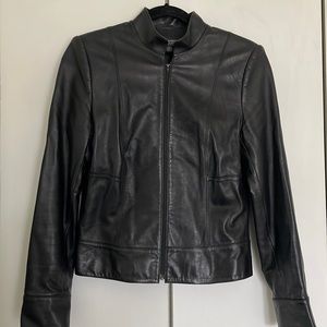 Classiques Entier Black Leather Jacket